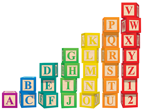 Google alphabet blocks
